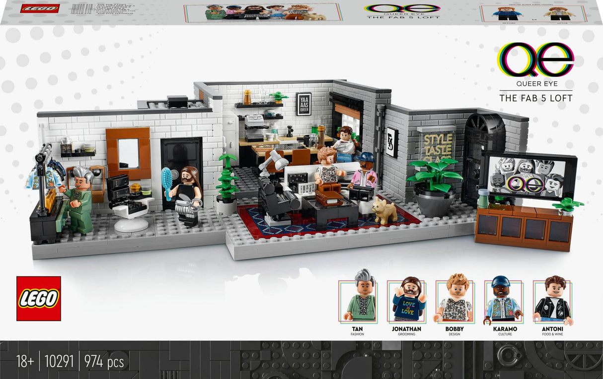 LEGO Icons - Queer Eye – The Fab 5 Loft (10291) LEGO