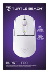 Turtle Beach Burst II Pro – trådløs gamingmus, hvid – Emballagens front