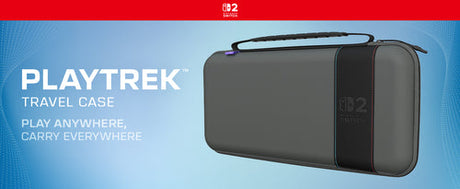 Turtle Beach PlayTrek – Switch 2-taske, Charcoal Black – Illustration af tasken