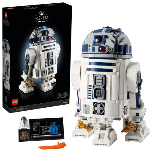 LEGO 75308 Star Wars R2-D2 Buildable Lightsaber Figure Construction Toy (Adult Set) Lego