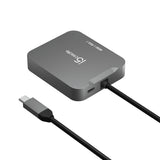 j5create JCD3191-N – 4K60 USB-C-rejseadapter – 10 Gbit/s – adapter fra modsatte side