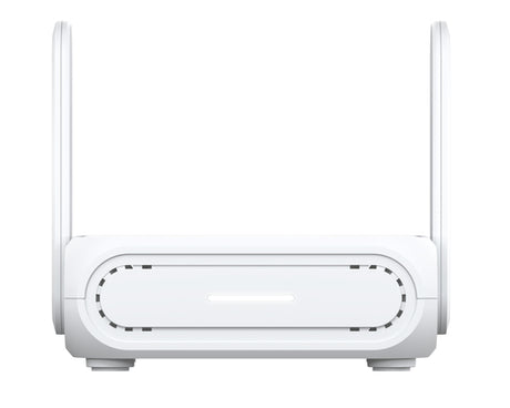 Hvid ASUS RT-BE58 Go rejserouter – set forfra