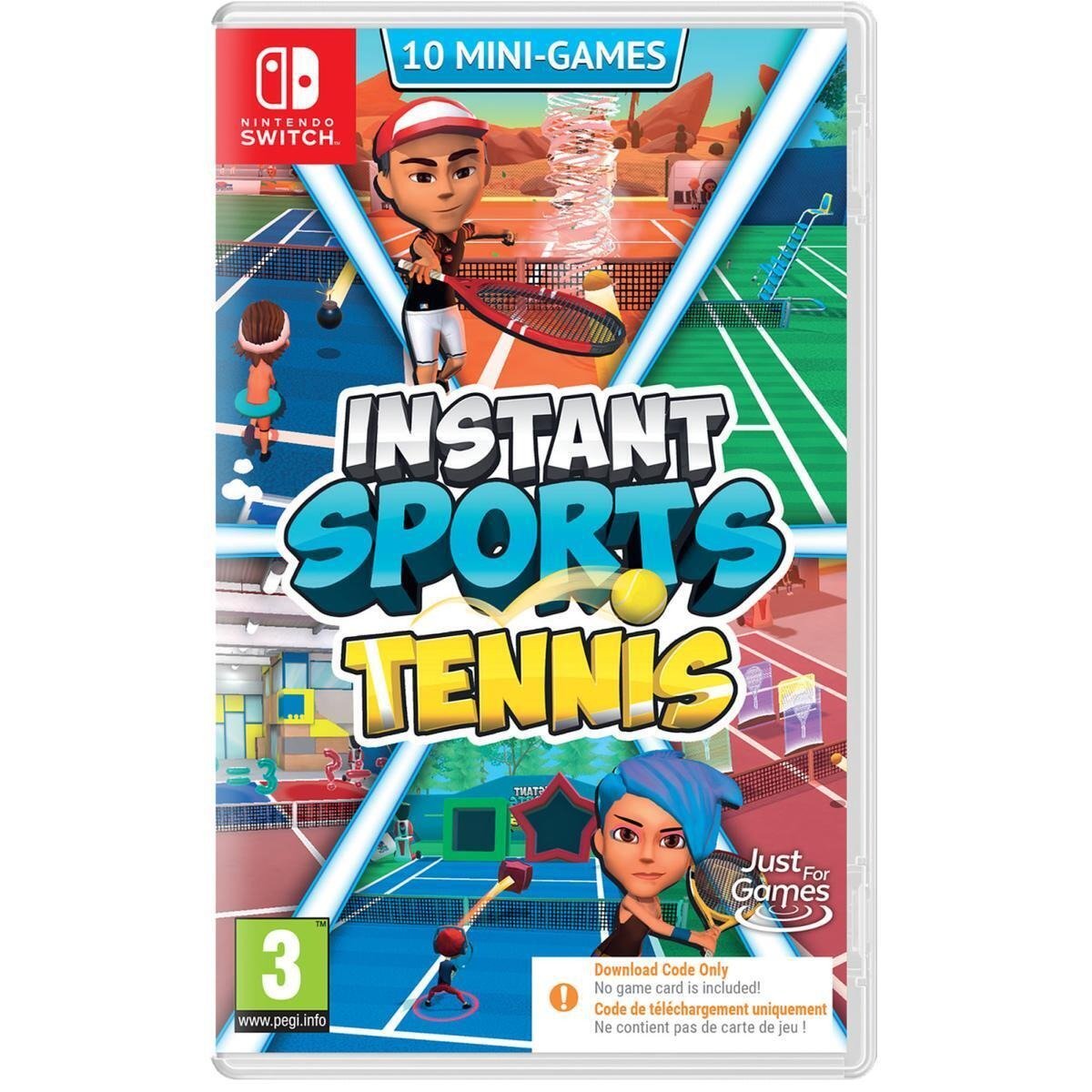 Instant Sports Tennis – Code in a Box – Nintendo Switch – spillets udgave
