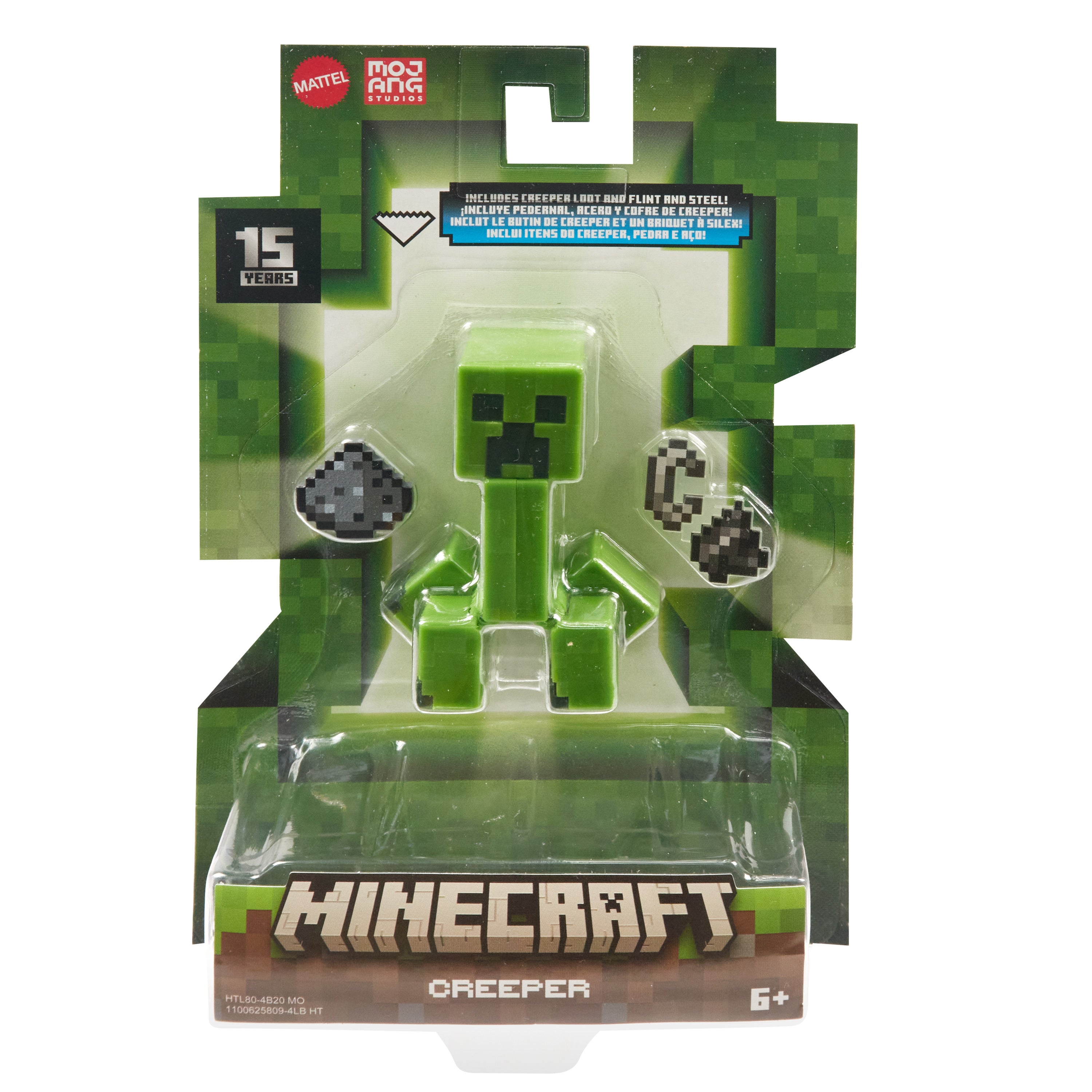 Mattel Minecraft 8 cm figure Creeper, toy figure Mattel