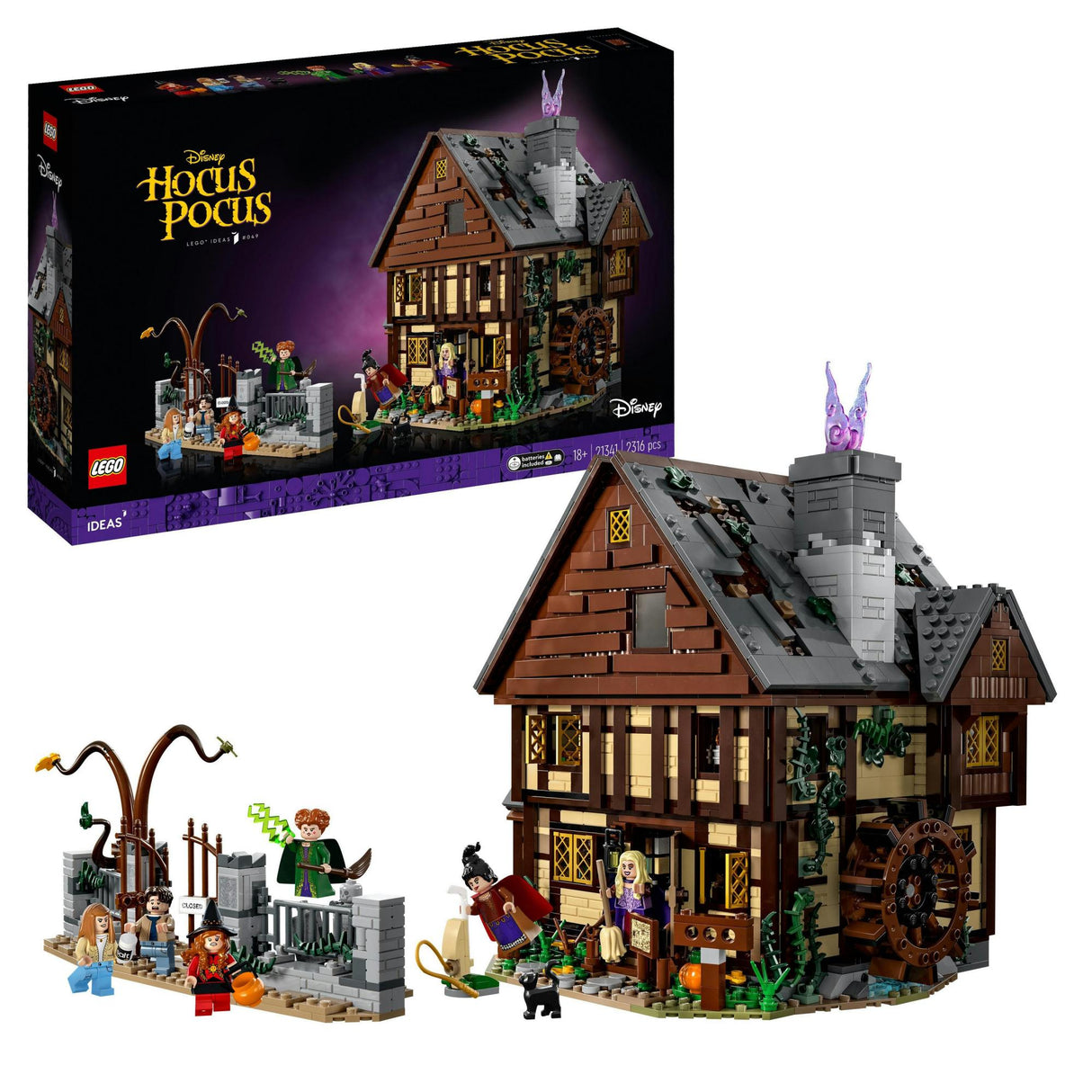 LEGO Disney - The Sanderson Sisters Cottage (21341.) LEGO