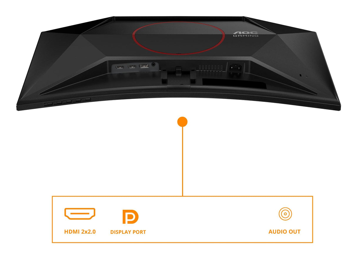 AOC Gaming C27G42E 27", 1920x1080/1ms/300cd/m², HDMI, DisplayPort, Headphone Out AOC