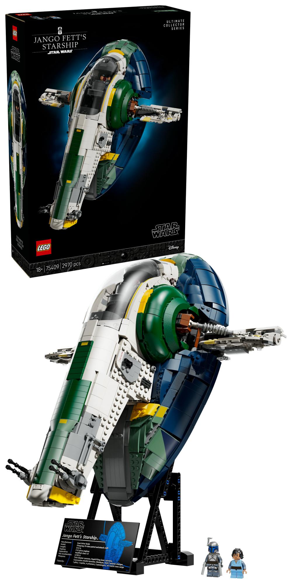 LEGO - Star Wars TM - Jango Fett's Firespray-Class Starship (75409) LEGO