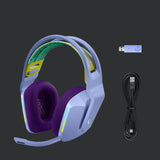 Logitech G G733 LIGHTSPEED Wireless RGB Gaming Headset Trådløs Headset Lilla Logitech