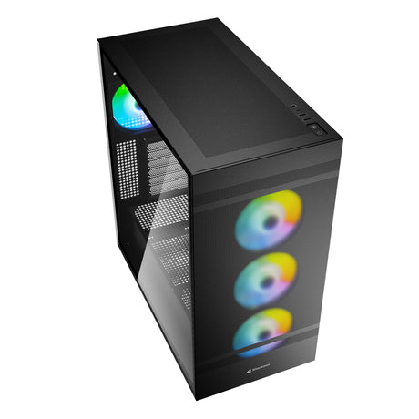 Sharkoon Rebel C50 RGB, tower case (black, tempered glass) Sharkoon