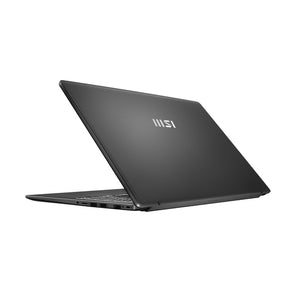 MSI Modern 15 F1MG-1246FRNN – bagside og åbent låg