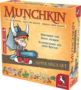 Pegasus Munchkin Fantasy Super-Mega-Set Tysk – Æske set skråt