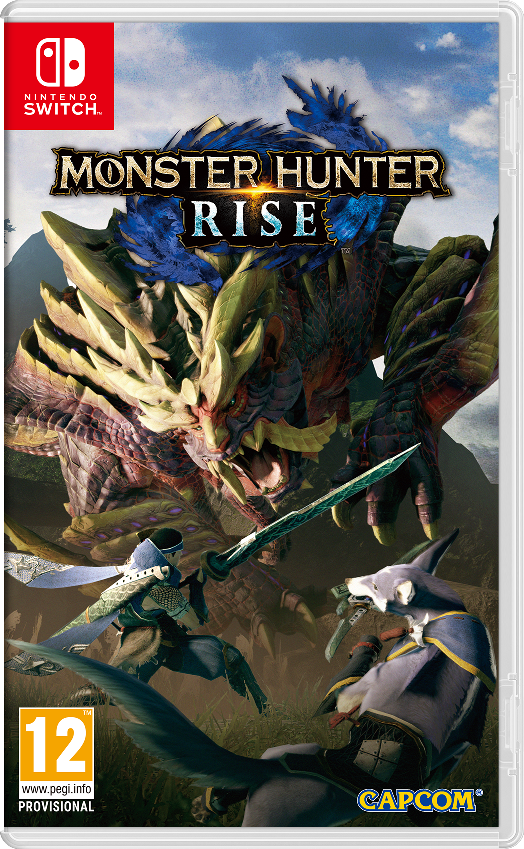 Monster Hunter Rise – Nintendo Switch – spilomslag