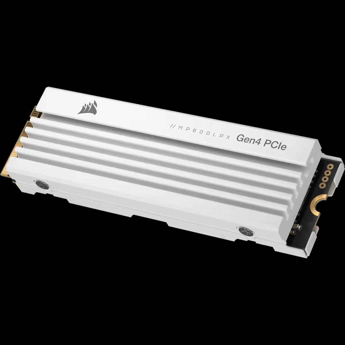 CORSAIR MP600 PRO LPX PCIe Gen4 x4 NVMe M.2 SSD - 4TB - White Corsair