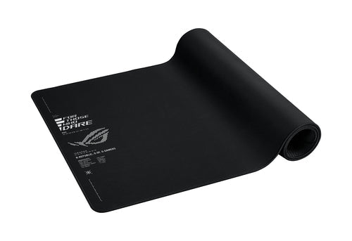 ASUS ROG Sheath II XXL – musemåtte delvist rullet sammen