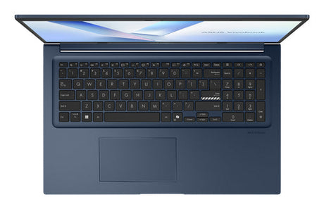 ASUS Vivobook 17 X1704MA-ISSAU215W – tastatur og arbejdsflade set ovenfra (vinkel 2)