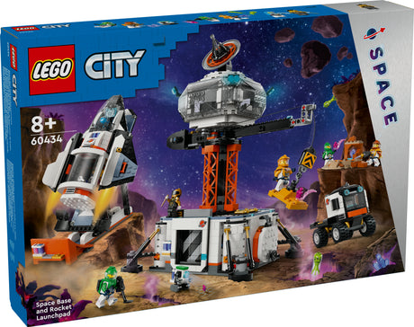 LEGO 60434 City space base with launch pad, construction toy LEGO