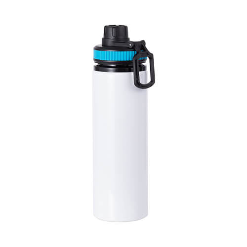 Plain Stål Drikkedunk - 850 ml - Hvid Geekd