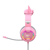 Gaming headphones Havit GAMENOTE H2233d  RGB (pink) Havit