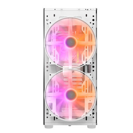 Hvid Computer Computer kabinet Darkflash DK360 (hvid) – Geekd