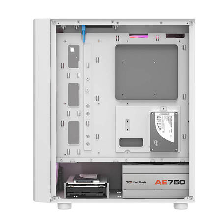 Hvid Computer Computer kabinet Darkflash DK360 (hvid) – Geekd