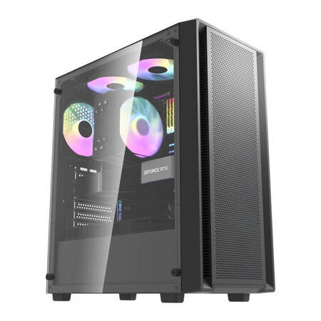 Darkflash DK353 ATX sort computer kabinet Darkflash