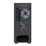 Darkflash DK431 GLASS computer kabinet (sort) Darkflash