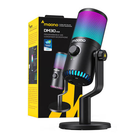 Gaming Microphone Maono DM30RGB (sort)