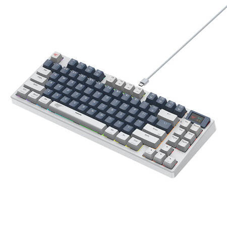 Mekanisk Gaming Tastatur Havit KB884L hvid Havit