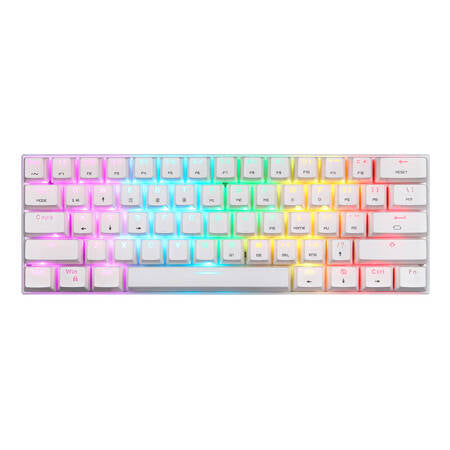 Wireless Mechanical keyboard Motospeed SK62 White (red switch) Motospeed