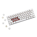 Wireless Mechanical keyboard Motospeed SK62 White (red switch) Motospeed