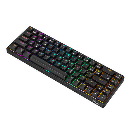 Wireless mechanical Keyboard Royal Kludge RK837 RGB, Red switch (black) Royal Kludge