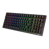 Wireless mechanical keyboard Royal Kludge RK98 RGB, Brown switch (black) Royal Kludge