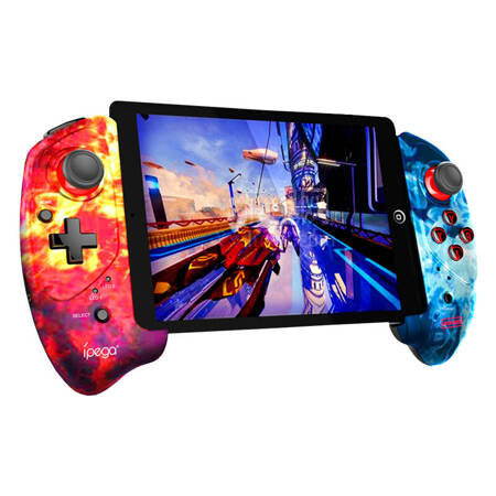 iPega PG-9083B Trådløs controller / GamePad med telefon holder (Flammer) iPega