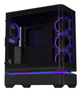 ASUS PRIME AP304 TG ARGB BLACK – set skråt fra siden