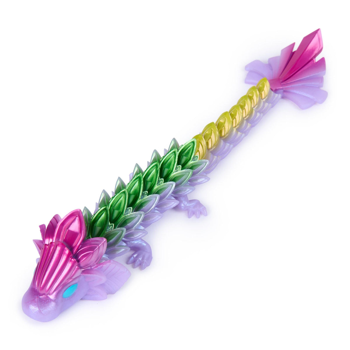 CrystaLynx Dragon – bevægelig drage 22 cm, assorteret