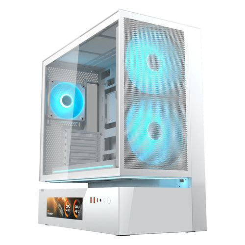 COUGAR CFV235 Vision, ARGB, Mesh, hvid kabinet – produktvisning