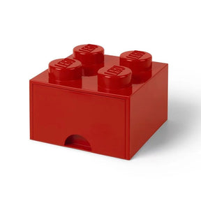 Room Copenhagen LEGO Brick Drawer 4 red - RC40051730 Room Copenhagen
