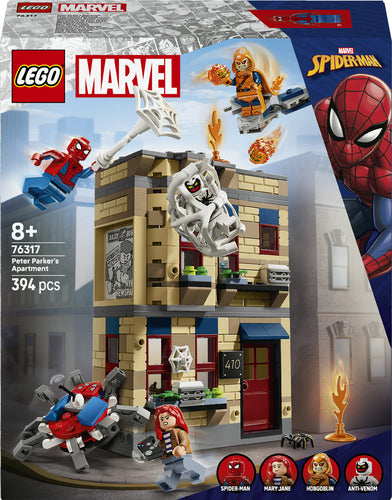 LEGO Marvel Spider-Man 76317 – Peter Parkers lejlighed – æskens forside