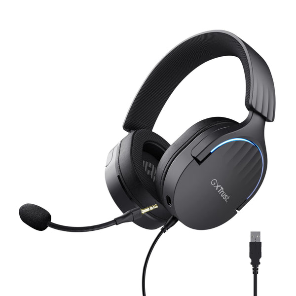 TRUST GXT490 FAYZO 7.1 USB-HEADSET - SVART