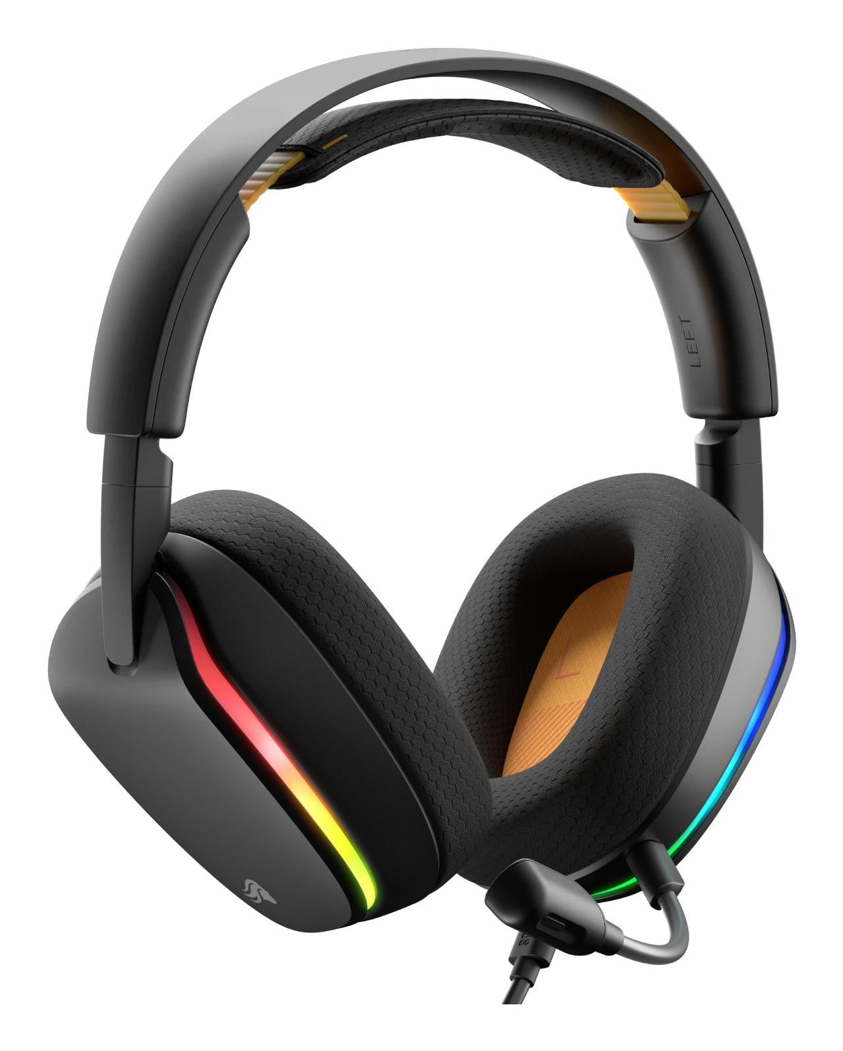 Glorious Gaming GHS Eternal RGB Kablet Høretelefoner Sort Glorious PC Gaming Race