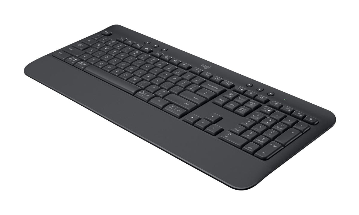 Logitech - Signature K650 Keyboard ( Nordic ) - Graphite Logitech