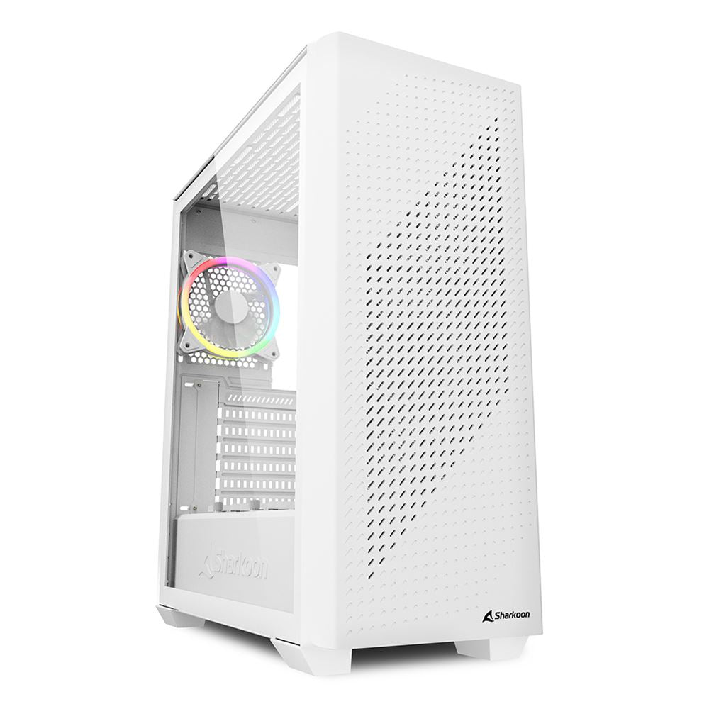 Sharkoon VS9 RGB , tower case (white, tempered glass) Sharkoon