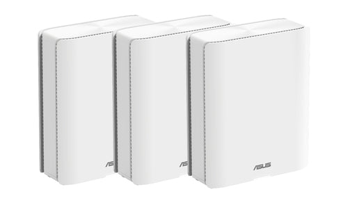 ASUS ZenWiFi BQ16 Wi-Fi 7 mesh-system – vist i en samlet opsætning