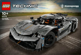 LEGO 42173 Technic Koenigsegg Jesko Absolut Super Sports Car in Gray LEGO