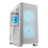COUGAR Airface FLO, ARGB, hvid kabinet – produktvisning