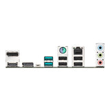 ASUS TUF Gaming A620AM-PLUS – bagpanel med skærmudgange og netværksport