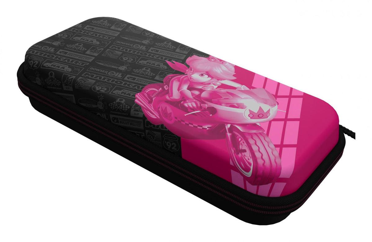 PDP Travel GLOW Case Grand Prix Peach Licensed Switch PDP