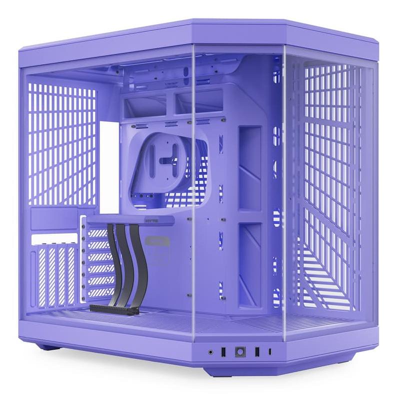 HYTE Y70 Midi-Tower, Tempered Glass - Taro Milk HYTE