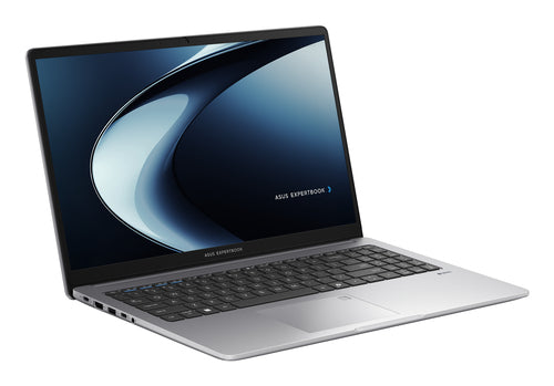 ASUS ExpertBook P1 PM1503CDA-S70064X – set skråt forfra; tastaturlayout illustrativt