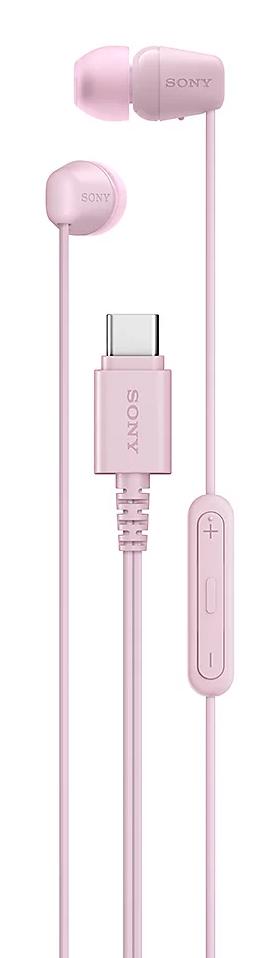 Sony IER-EX15C – øretelefoner med USB-C – lyserød – produktbillede